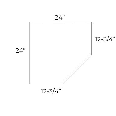 Gramercy WDC24 PANEL WDC24 PANEL (24" W X 24" H X 3/4" T) | Kunal Kitchens