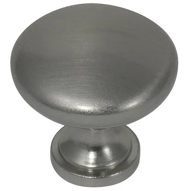 Laurey 54628 Hollow Round Cabinet Knob, 1 3/8", Brushed Satin Nickel (UPC 722233546284)