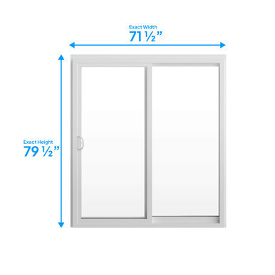VINYL 6`` SLIDING PATIO DOOR | Kunal Kitchens 