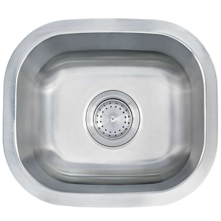 SIN-18-SINBWL-1210 18Gauge Stainless Steel Undermount Rectangle Single Bowl Bar Sink
