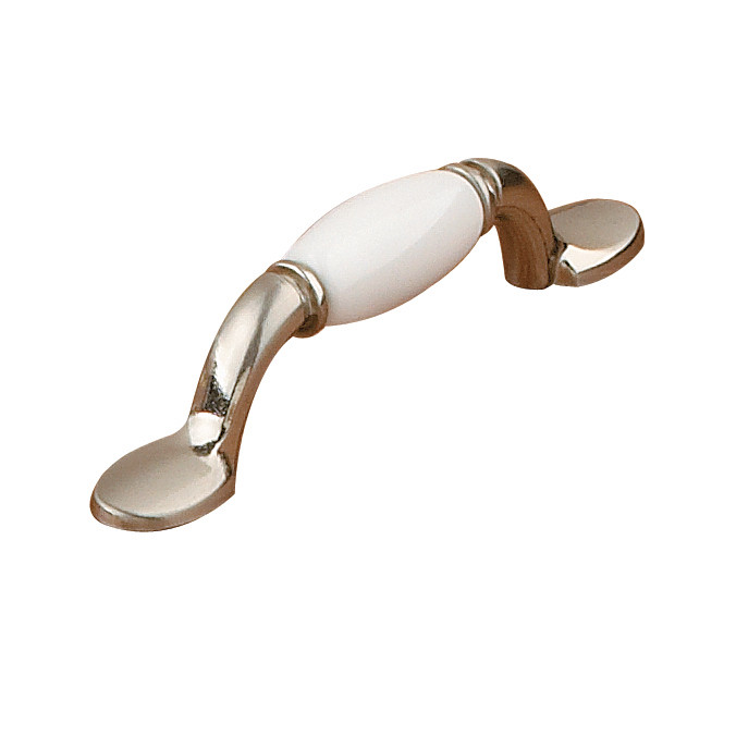 BP380219530 Traditional Metal and Ceramic Pull - 3802