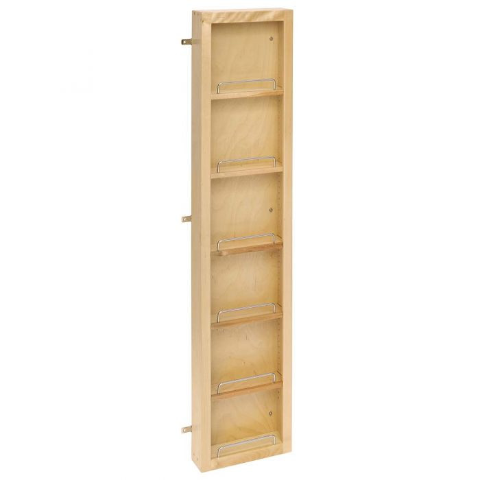 4WDP18-57 57" Single Wood Door Pantry For Pantry-Wood-Light Brown
