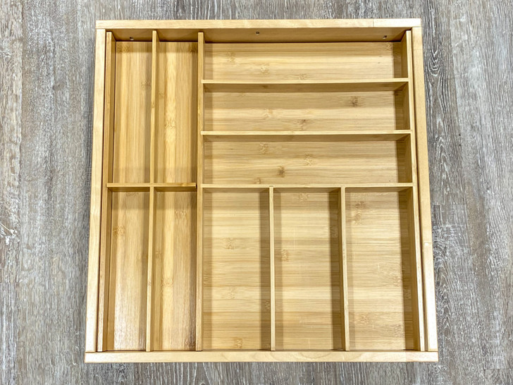 DOKIT-Veneto Veneto Drawer Organizer Kit- 25-1/8" W X 19-5/8" D X 2-7/16" H - Bamboo