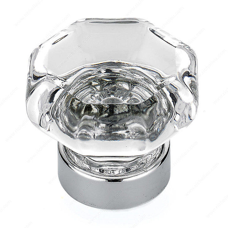 1007414011 Knob 33Mm(8/32)Chrome/Crystal