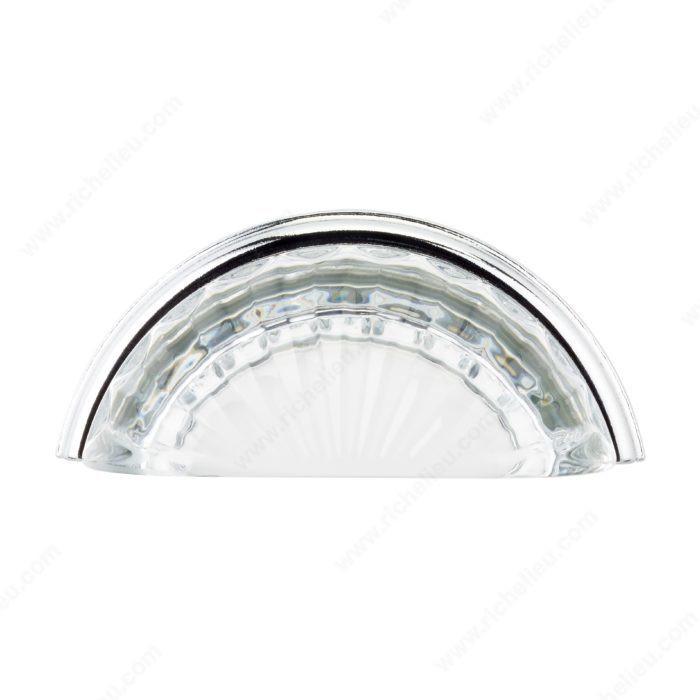 1008314011 Metal / Crystal Pull3" Chrome / Crystal