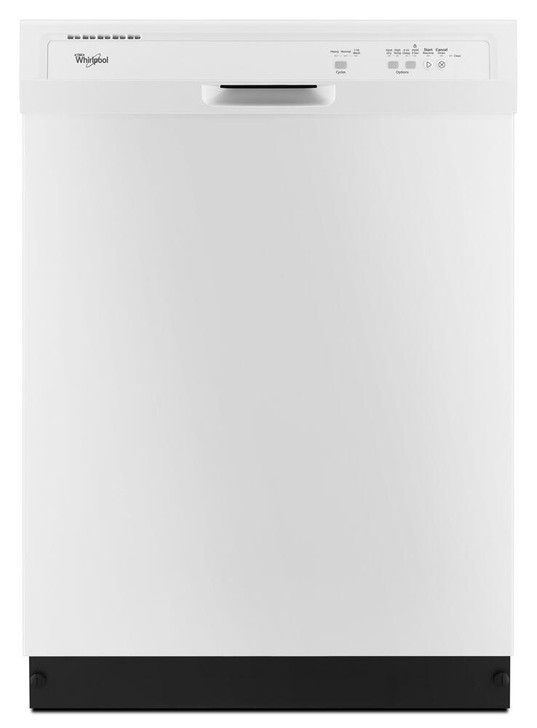WDF330PAHW - Better 2A WHIRLPOOL - 24" DISHWASHER - BUILT IN - WITH CONTROL PANEL - WHITE