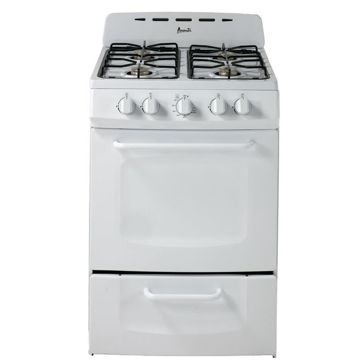 GRO24P0W - 1B-24 in GAS RANGE OPEN BURNER WHITE