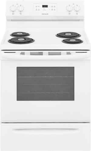 FFEF3016VW - Good 3A FRIGIDAIRE - 30" ELECTRIC COIL RANGE  - SELF CLEAN OVEN - WHITE