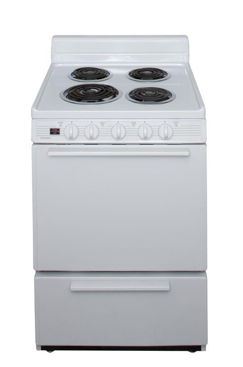 ECK100OP - Good 5A PREMIER - 24" COIL RANGE - MANUAL CLEAN OVEN - WHITE
