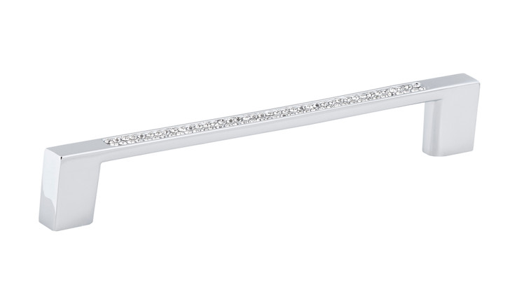 BP353512814001 Modern Metal and Crystal Pull - 3535