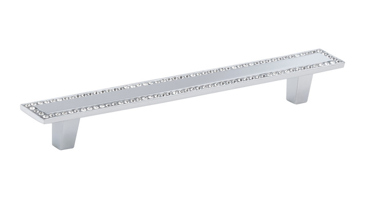 BP373712814001 Modern Metal and Crystal Pull - 3737