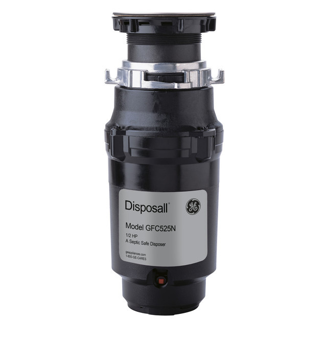 GFC525N - GE DISPOSALL® 1/2 HP Continuous Feed Garbage Disposer - Corded