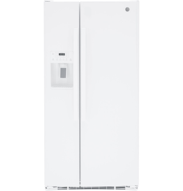 GSE23GGPWW - GE® ENERGY STAR® 23.0 Cu. Ft. Side-By-Side Refrigerator