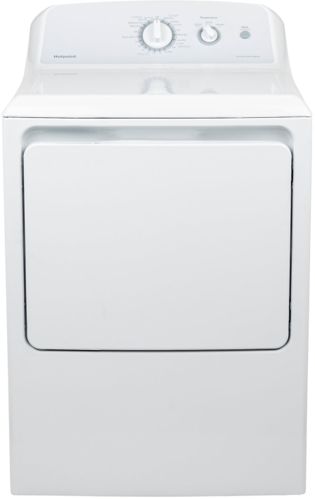 HTX24EASKWS - Hotpoint® 6.2 Cu. Ft. White Front Load Electric Dryer