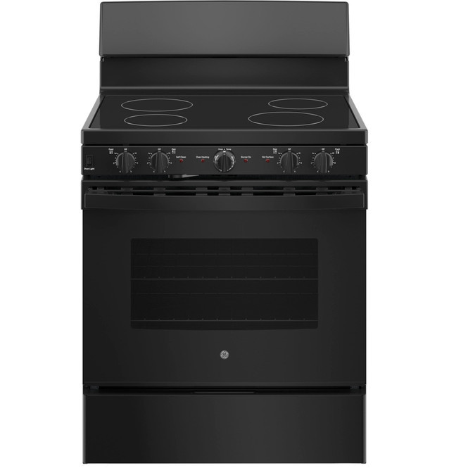 JB480DTBB - GE 30 Free-standing Electric Radiant Smooth Cooktop Range