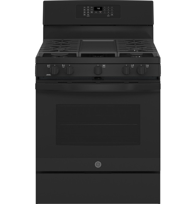 JGB735DPBB - GE® 30" Free-Standing Gas Convection Range with No Preheat Air Fry