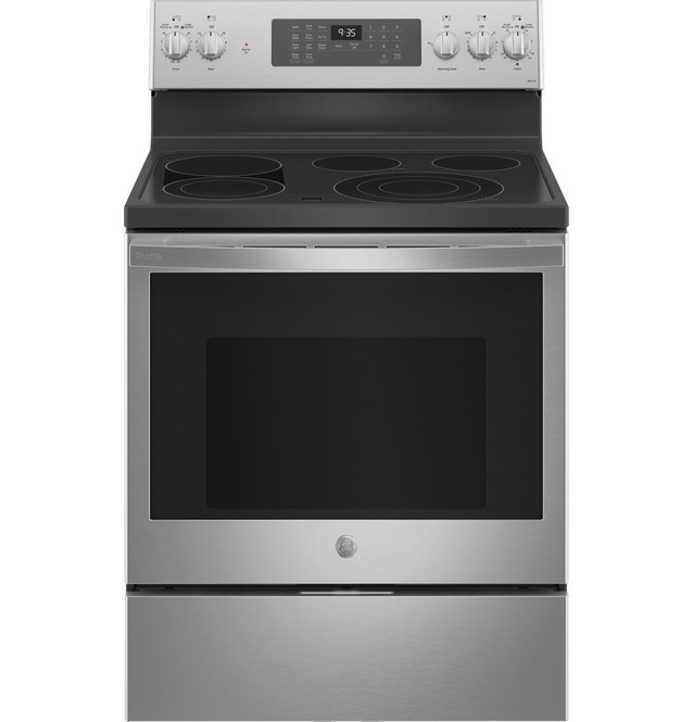 PB935YPFS - GE Profile 30" Smart Free-Standing Electric Convection Fingerprint Resistant Range with No Preheat Air Fry