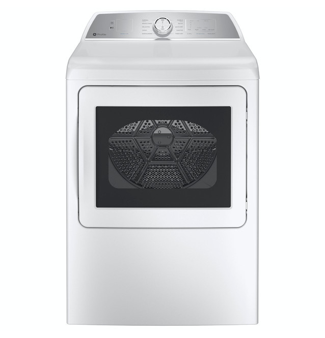 PTD60EBSRWS - GE Profile ENERGY STAR® 7.4 cu. ft. Capacity aluminized alloy drum Electric Dryer with Sanitize Cycle and Sensor Dry