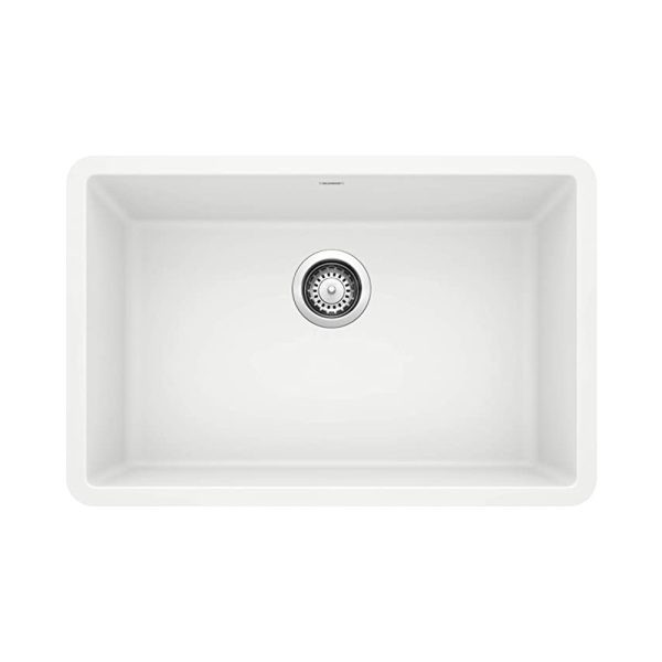 KGU23189WT - 23 Undermount Granite Composite Single Bowl Kitchen Sink Overall: 23 X 18 X 9 Bowl: 21 X 16