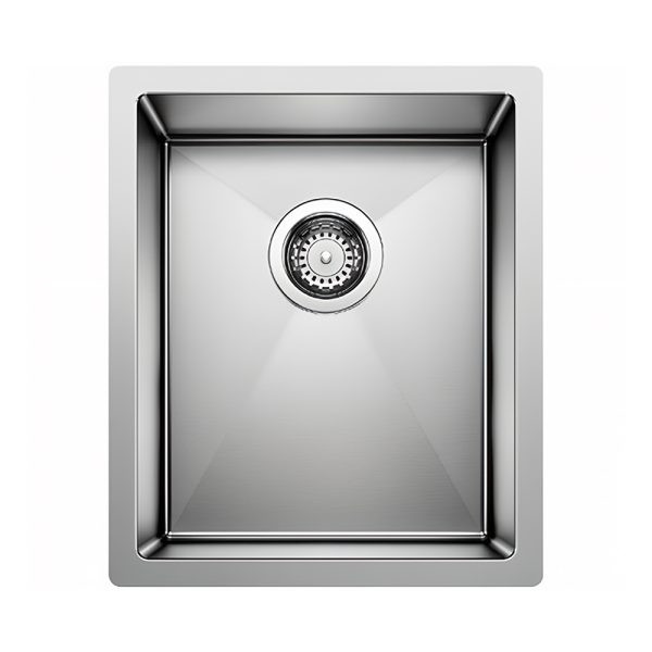 KSH17199L - 17 Fabricated Stainless Steel Kitchen Sink Overall: 17-1/4 X 19-5/6 Bowl: 15-1/4 X 17-5/6 Depth: 9