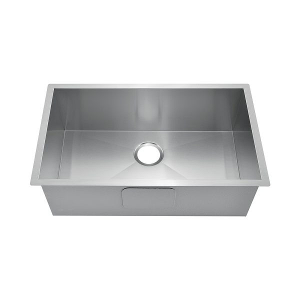 KSH30189R - 30 Fabricated Undermount Single Bowl Stainless Steel Kitchen Sink Overall: 30-1/2 X 18-5/8 Bowl: 28-1/2 X 16-1/2 Depth: 9