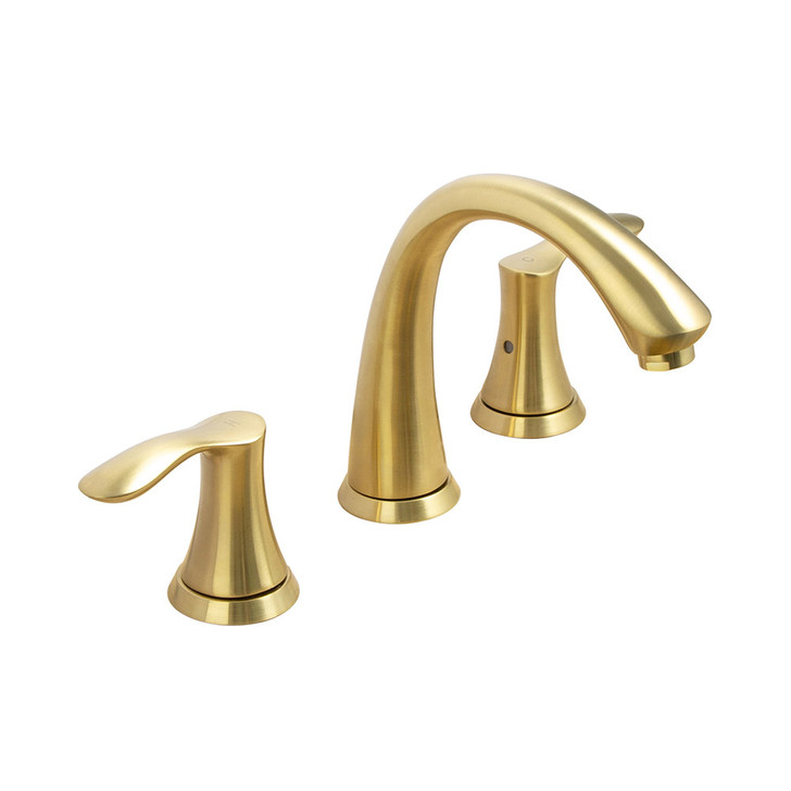 KSB8232SG - Wide Spread Bathroom Sink Faucet with Pop Up Drain  KSB8232 - Satin Gold Finish
