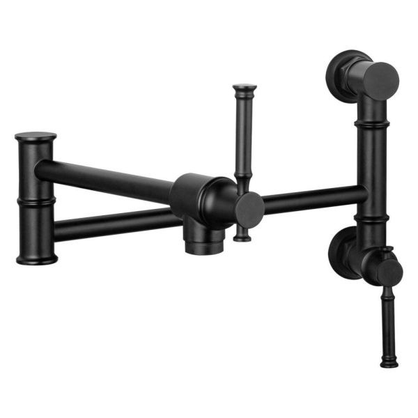 KSPF312MB - Two Handles Pot Filler Faucet  KSPF312 - Matte Black  Finish
