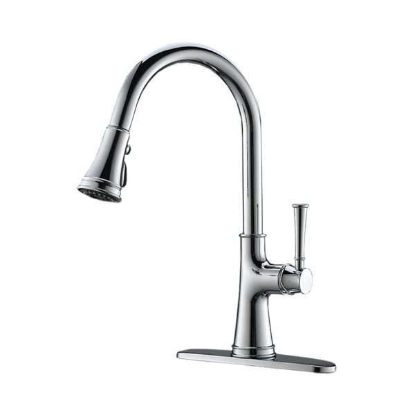 KSK1129C - Single Handle Pull-Down Kitchen Faucet  KSK1129 - Polished Chrome Finish