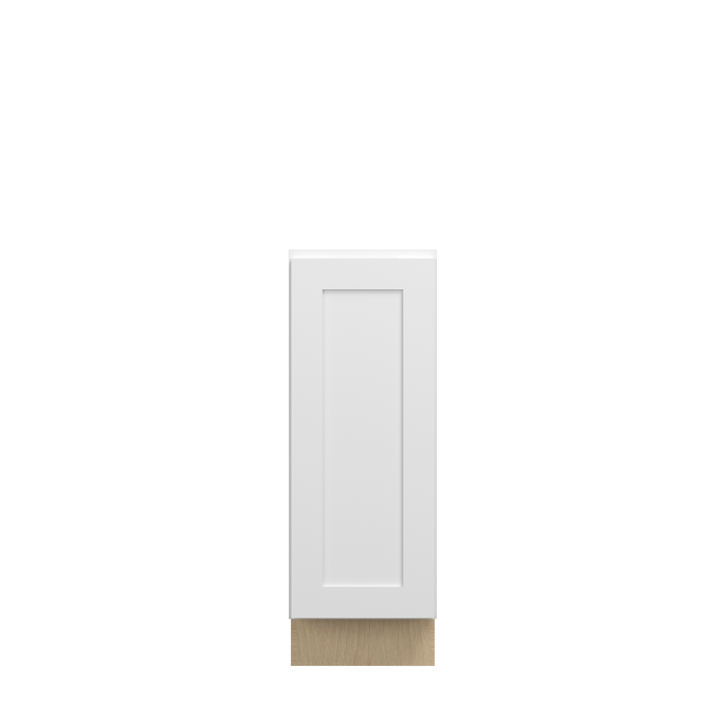 Bedford Ready to Assemble 12 in. W x 34.5 in. H x 24 in. D Plywood Base Cabinet Full Height Door(s) in Painted White