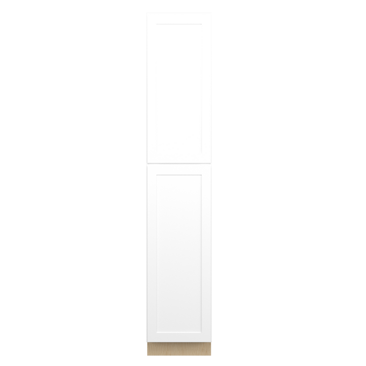 Bedford Ready to Assemble 18 in. W x 96 in. H x 24 in. D Plywood Tall Cabinet in Painted White