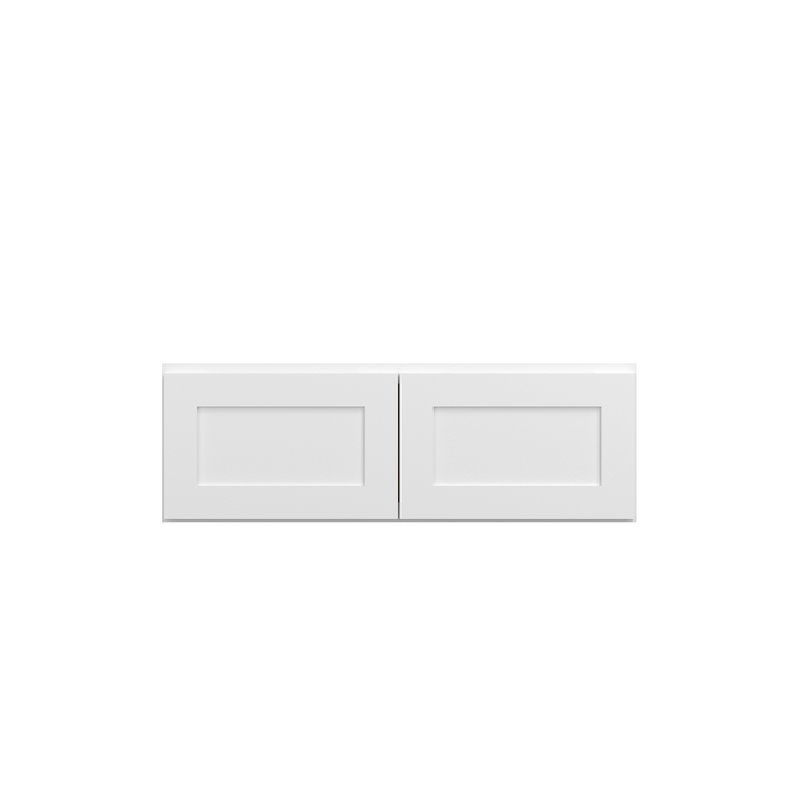 Bedford Ready to Assemble 36 in. W x 12 in. H x 12 in. D Plywood Wall Cabinet in Painted White