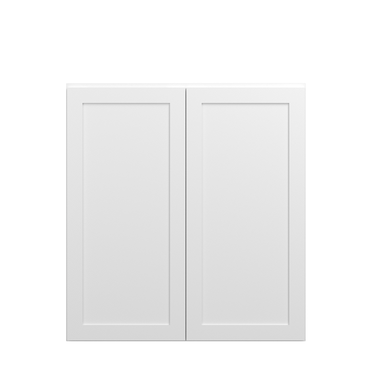 Bedford Ready to Assemble 39 in. W x 42 in. H x 12 in. D Plywood Wall Cabinet in Painted White