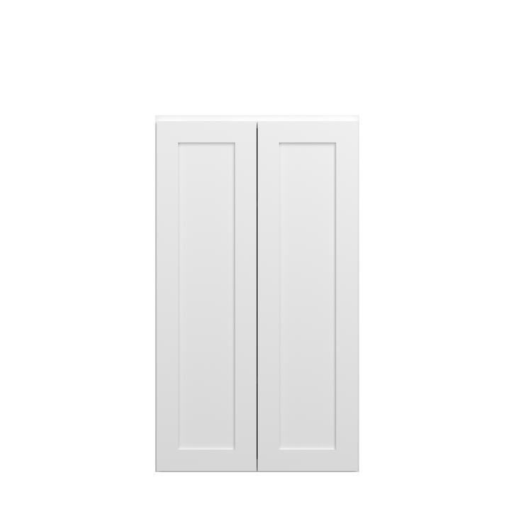 Bedford Assembled 24 in. W x 42 in. H x 12 in. D Plywood Wall Cabinet in Painted White