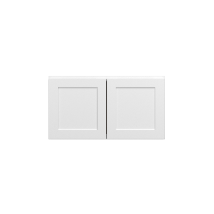 Bedford Assembled 33 in. W x 18 in. H x 12 in. D Plywood Wall Cabinet in Painted White