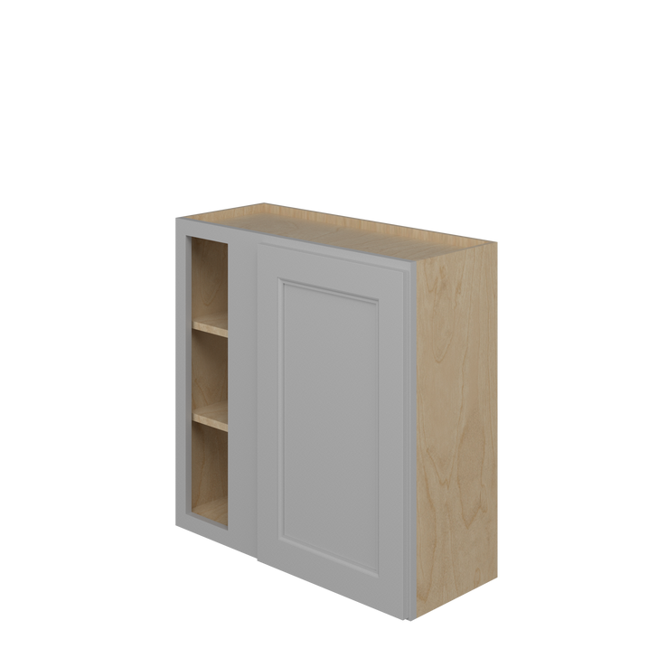 ROCKINGHAM Assembled 30 in. W x 30 in. H x 12 in. D Plywood Blind Wall Corner Cabinet in Painted Stratus