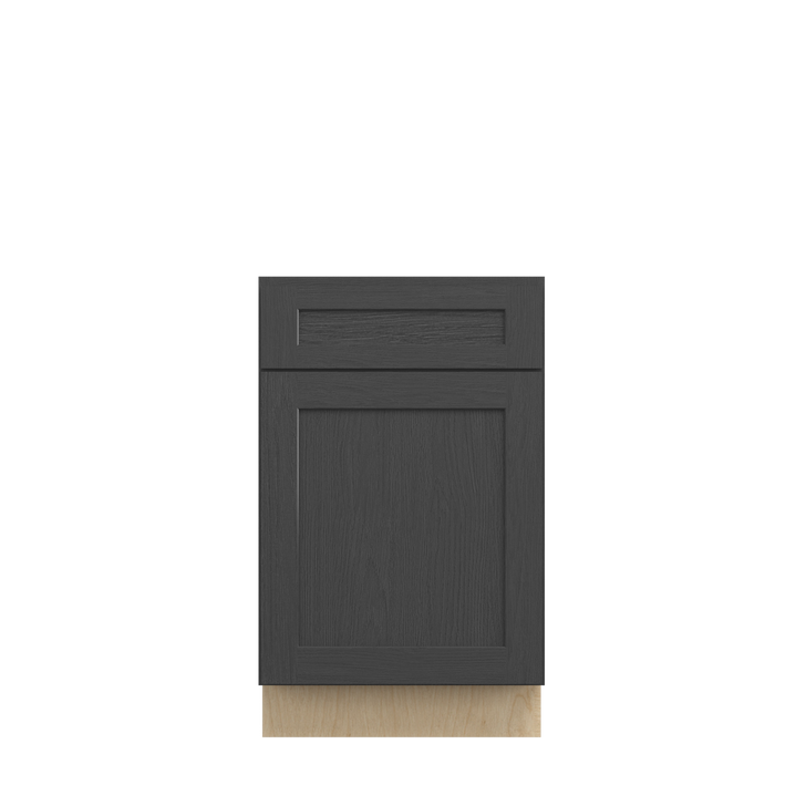 JAMESTOWN Ready to Assemble 21 in. W x 34.5 in. H x 24 in. D Plywood Base Cabinet w/(1) Roll-out Tray in Espresso