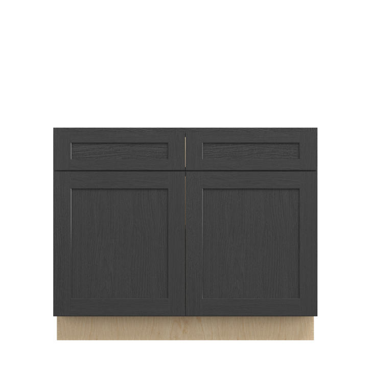 JAMESTOWN Ready to Assemble 42 in. W x 34.5 in. H x 24 in. D Plywood Base Cabinet in Espresso