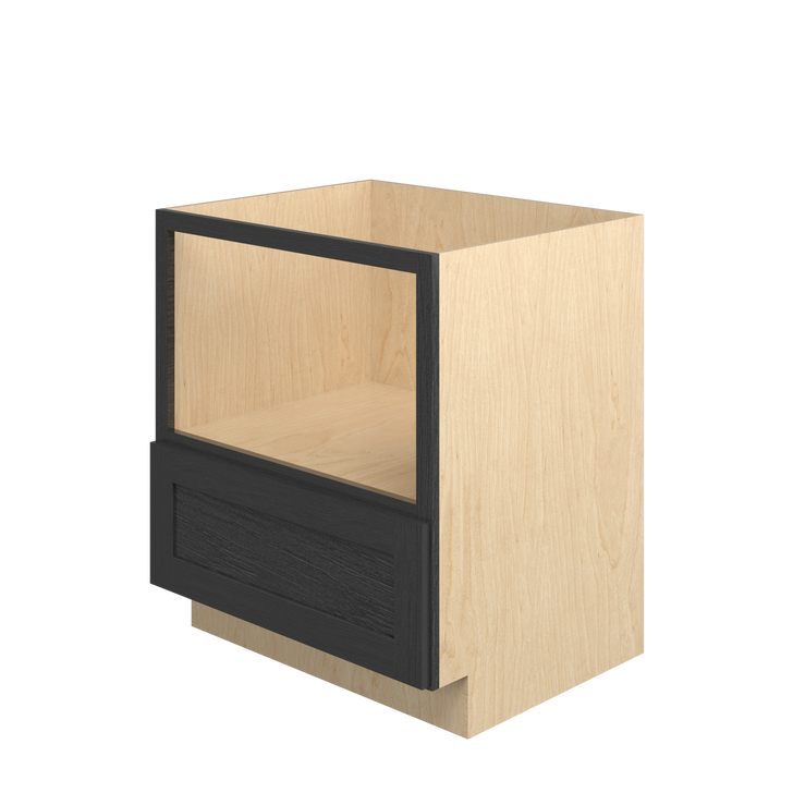 JAMESTOWN Ready to Assemble 30 in. W x 34.5 in. H x 24 in. D Plywood Base Microwave Cabinet in Espresso