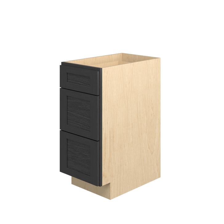 JAMESTOWN Ready to Assemble 15 in. W x 34.5 in. H x 24 in. D Plywood Drawer Base Cabinet in Espresso