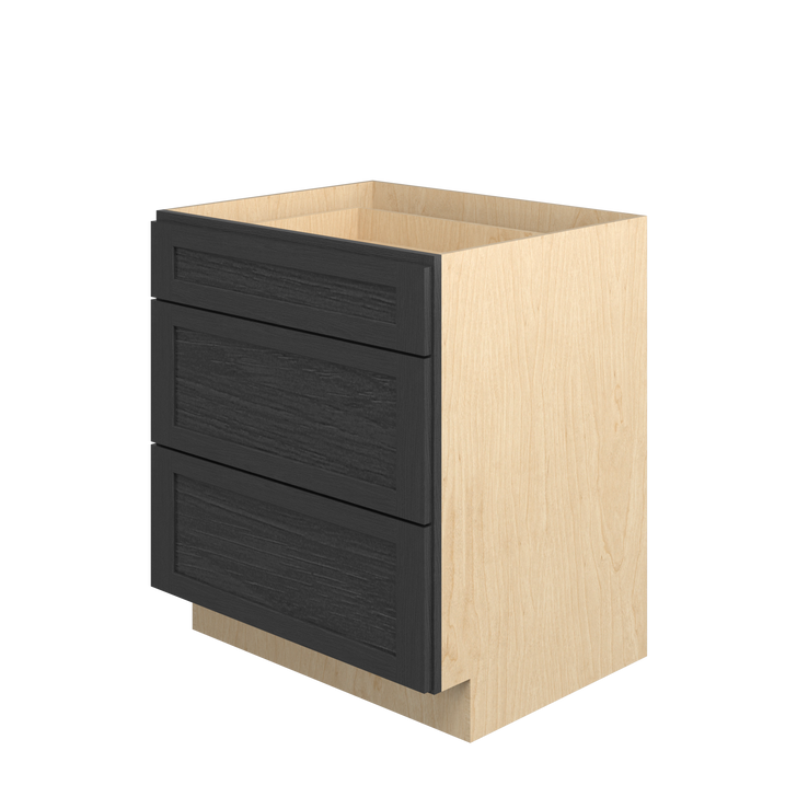 JAMESTOWN Ready to Assemble 30 in. W x 34.5 in. H x 24 in. D Plywood Drawer Base Cabinet in Espresso