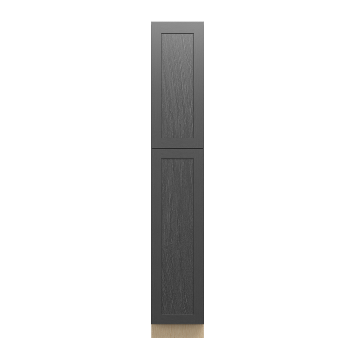 JAMESTOWN Ready to Assemble 15 in. W x 90 in. H x 24 in. D Plywood Tall Cabinet w/(1) Roll-out Tray in Espresso