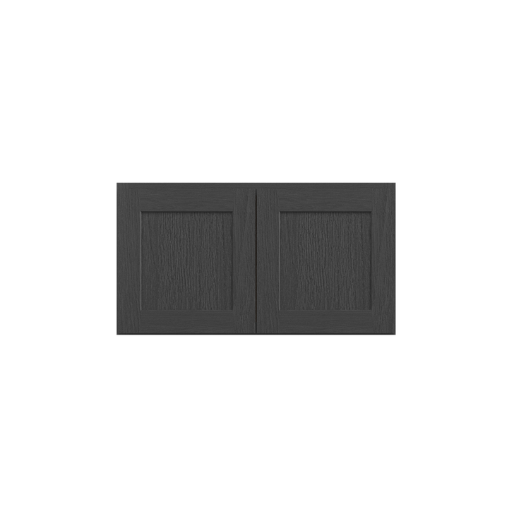 JAMESTOWN Ready to Assemble 33 in. W x 18 in. H x 12 in. D Plywood Wall Cabinet in Espresso