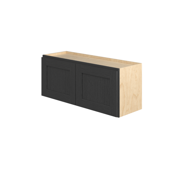 JAMESTOWN Ready to Assemble 36 in. W x 15 in. H x 12 in. D Plywood Wall Cabinet in Espresso