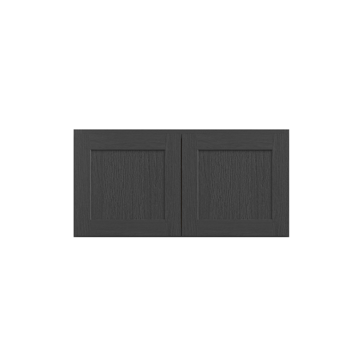 JAMESTOWN Assembled 36 in. W x 18 in. H x 12 in. D Plywood Wall Cabinet in Espresso