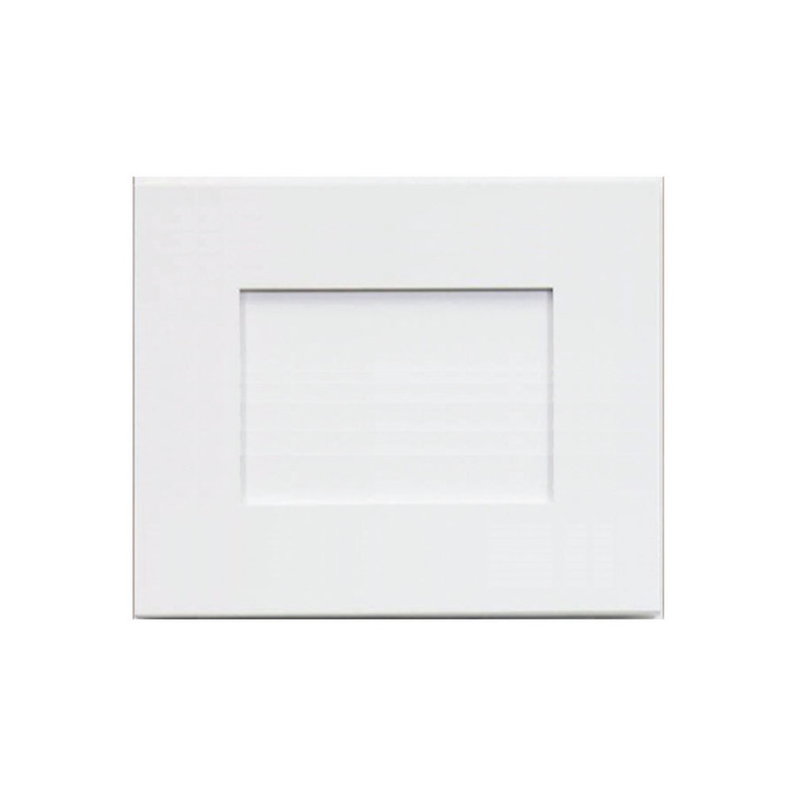 NORFOLK 13 in. W x 13 in. H x 0.25 in. D Door Sample in Painted White