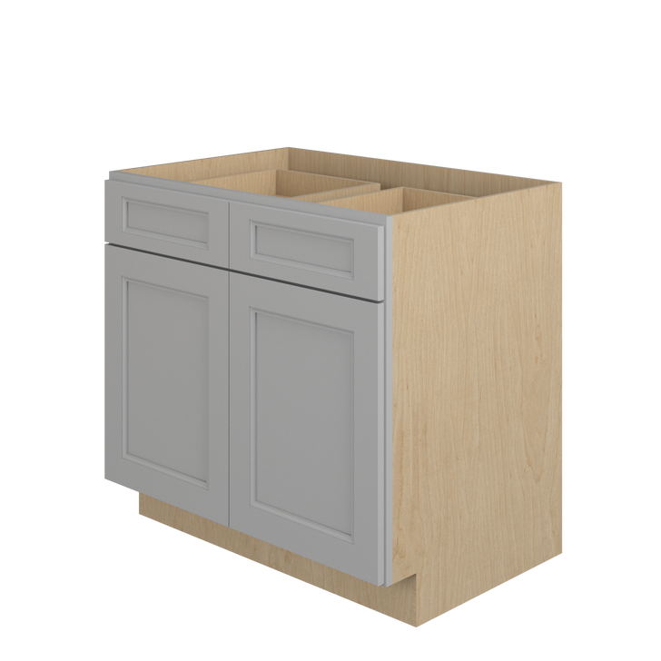 ROCKINGHAM Ready to Assemble 36 in. W x 34.5 in. H x 24 in. D Plywood Base Cabinet in Painted Stratus