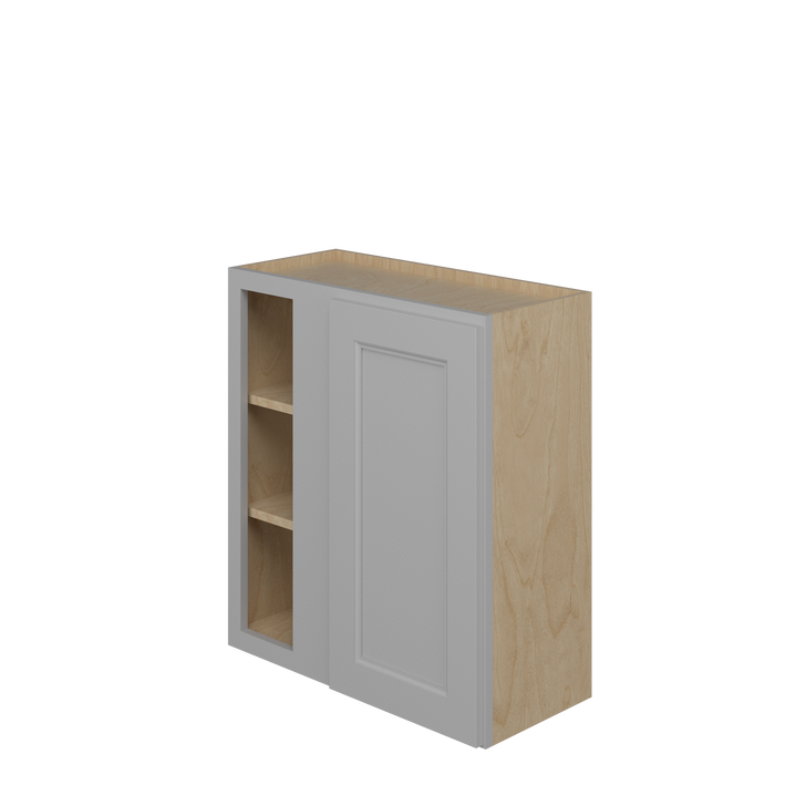 ROCKINGHAM Ready to Assemble 27 in. W x 30 in. H x 12 in. D Plywood Blind Wall Corner Cabinet in Painted Stratus