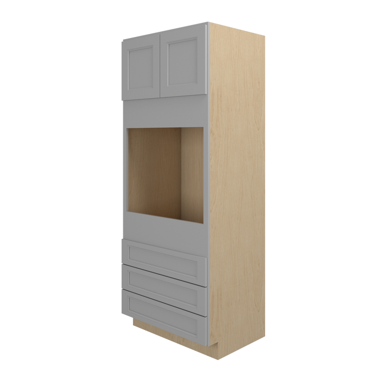 ROCKINGHAM Ready to Assemble 33 in. W x 84 in. H x 24 in. D Plywood Oven Tall Cabinet in Painted Stratus