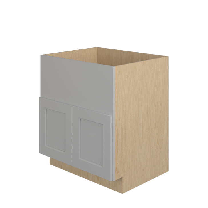 ROCKINGHAM Ready to Assemble 30 in. W x 34.5 in. H x 24 in. D Plywood Farm Sink Base Cabinet in Painted Stratus