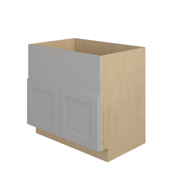 ROCKINGHAM Ready to Assemble 36 in. W x 34.5 in. H x 24 in. D Plywood Farm Sink Base Cabinet in Painted Stratus